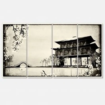 Chinese Ink Painting Canvas Wall Art