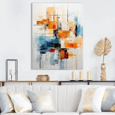 Retro Reflections – Colorful Mid-Century Abstract Art