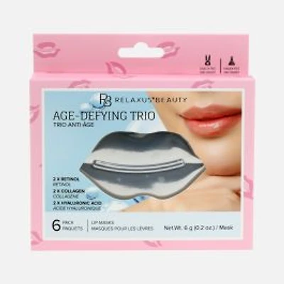 Age-Defying Hydrogel Lip Masks, 6 paks