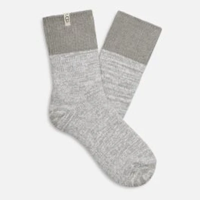 UGG® Rib Knit Slouchy Quarter Socks