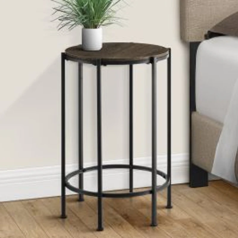 Roslyn Accent Table -Dark Oak