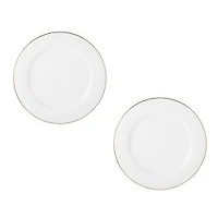 Maxwell & Williams Set of 2 White Gold Charger Plates - 30.5cm