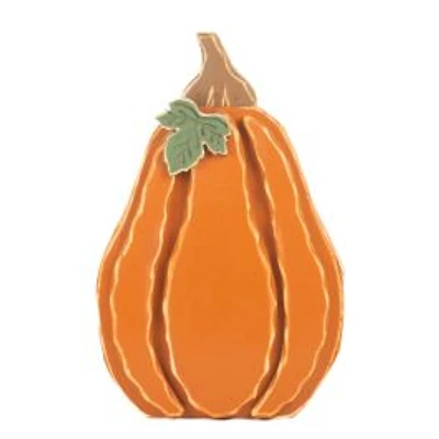 Orange Wood Pumpkin Standee