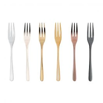 Sambonet Mix & Play Taste Cake Fork Set, 6 Pieces