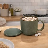 S&Co Stoneware Mug with Lid - Assorted