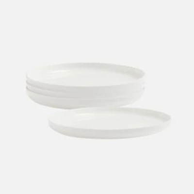 S&Co Oslo Opal Glass Salad Plates, Set of 4