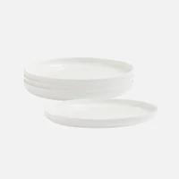 S&Co Oslo Opal Glass Salad Plates, Set of 4