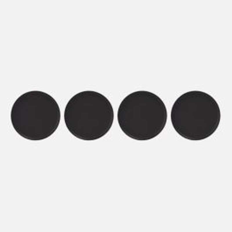 S&Co Gaia Dinner Plates 26.5cm, Set of 4 - Black