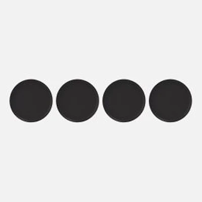 S&Co Gaia Dinner Plates 26.5cm, Set of 4 - Black