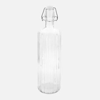 Linea Clear Glass Bottle by Safdie & Co.
