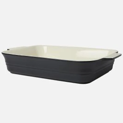 Vintage Rectangular Roaster 3.5 L - Matte Black