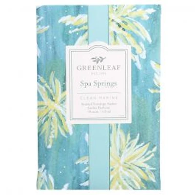 Large Spa Springs Scented Sachet by Greenleaf