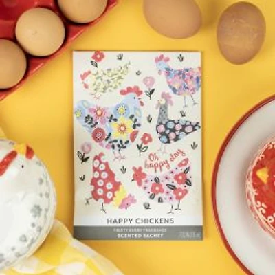 Happy Chickens Fresh Scent Large Sachet - Fruity berry