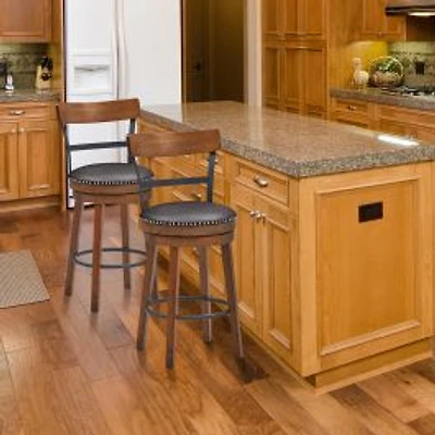 Set of 2 25.5" Swivel Counter Height Bar Stool
