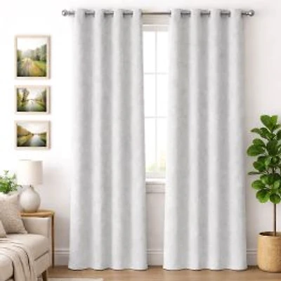 Sherwood Jacquard Grommet Curtain
