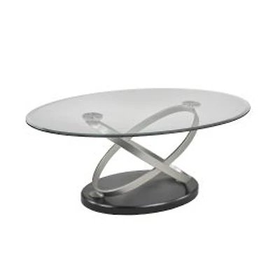 Kona Coffee Table - Silver/Black