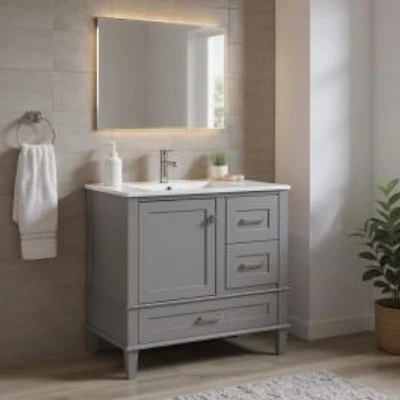 Bathroom Vanity with Sink - 30"