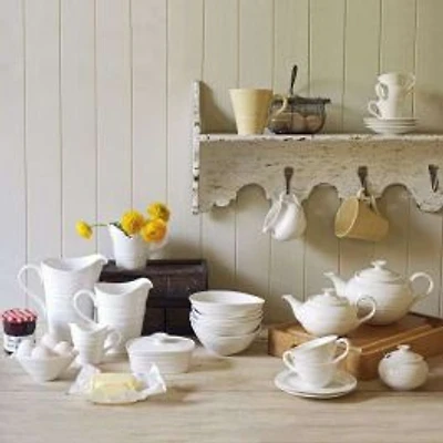 Sophie Conran White Covered Butter Dish by Portmeirion
