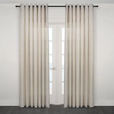 Sorrento Extra Wide Sheer Jacquard Grommet Panel