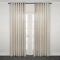 Sorrento Extra Wide Sheer Jacquard Grommet Panel