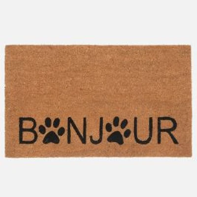 Coir Door Mat - Bonjour Paws