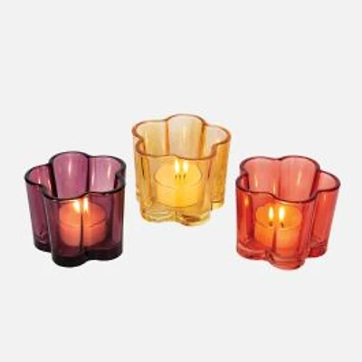 Nutcracker Designs The Painted Garden Tealight Holders, assorted