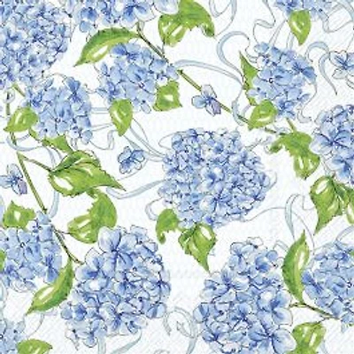 Hydrangea Allover Luncheon Napkins, pack of 20
