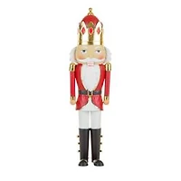Red and Gold Metal Regal Nutcracker