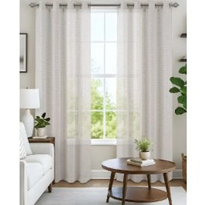 Strata Semi-Sheer Grommet Curtain