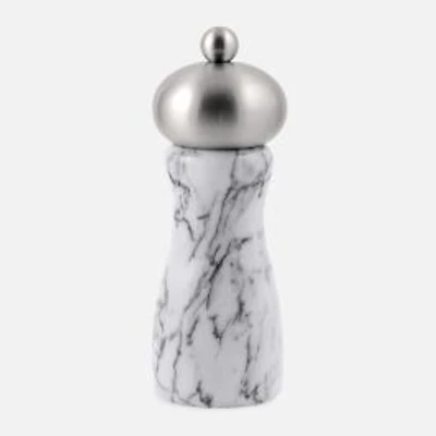 Swissmar Arctic Salt Mill White Marble 6''