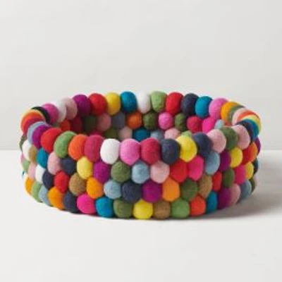 Torre & Tagus Wool Decor Bowl - Multicoloured, 9"