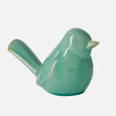 Torre & Tagus Lilo Crackle Ceramic Bird Sculpture