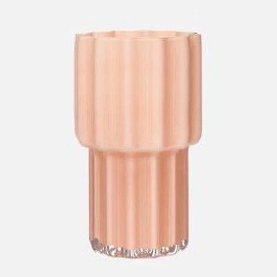 Torre & Tagus Amille Fluted Glass Pedestal Vase