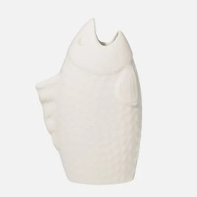 Torre & Tagus Mare Fish-Shaped Ceramic Vase - 9"
