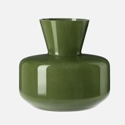 Haro Vase en verre - 8", vert opaque