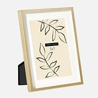 Satin Brushed Metal Frame, 5" x 7