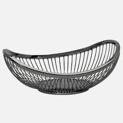 Torre & Tagus Slope Metal Wire Bowl