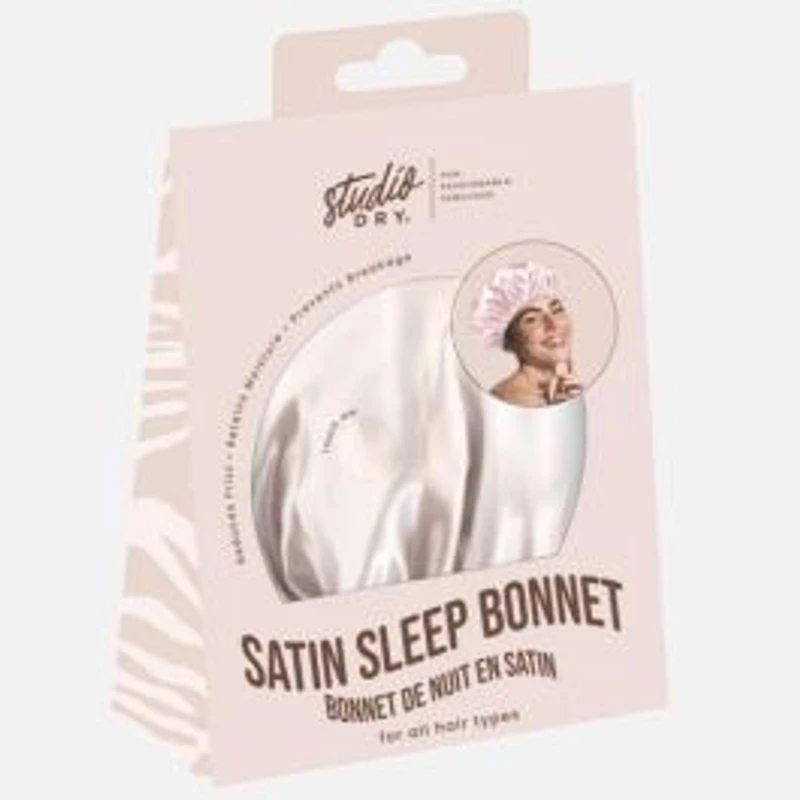 Satin Sleep Bonnet - Beige