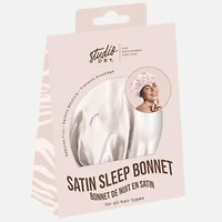 Satin Sleep Bonnet - Beige