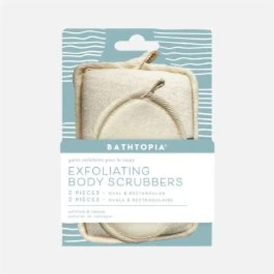 Exfoliating Body Scrubbers, Set of 2
