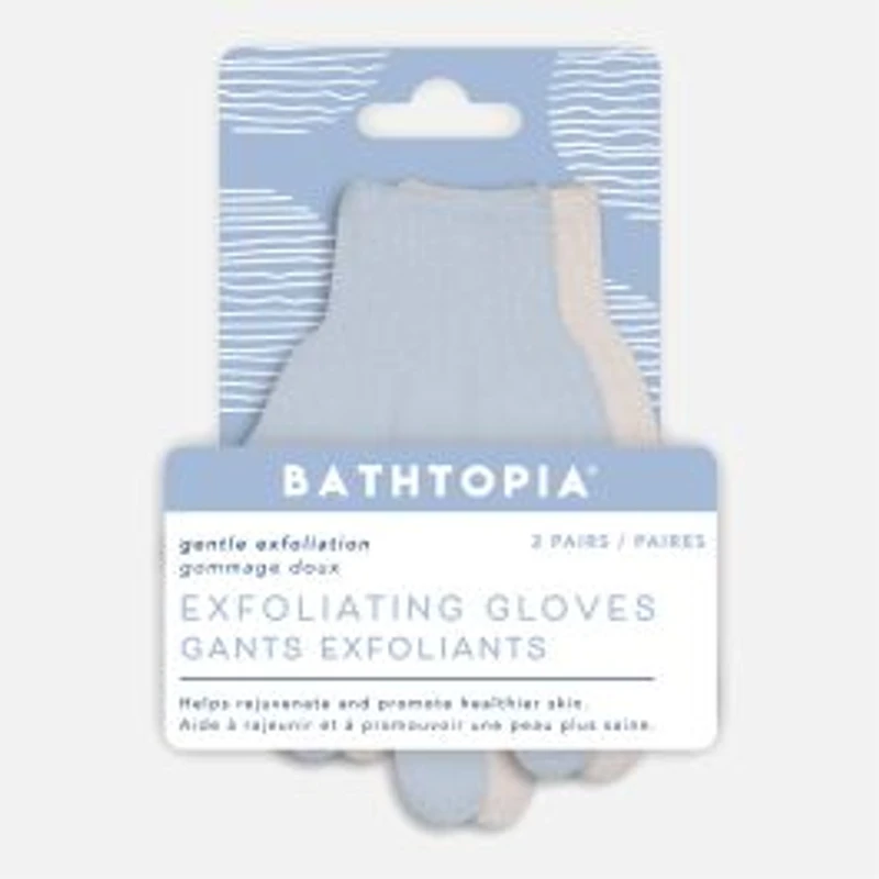 Exfoliating Gloves, 2 Pairs