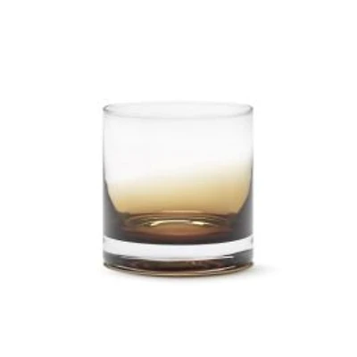Zuma Amber Whisky Glasses, Set of 4