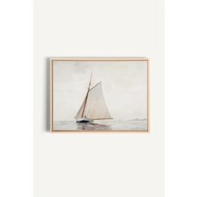 Oleka Marée Douce Framed Canvas Wall Art