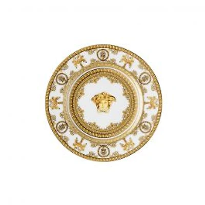 Versace I Love Baroque White and Gold Plate - 18 cm