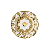 Versace I Love Baroque White and Gold Plate - 18 cm