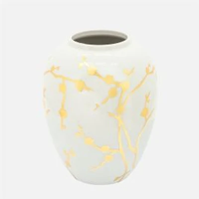 Vase with Gold Decal, 10"