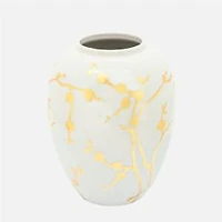 Vase with Gold Decal, 10"