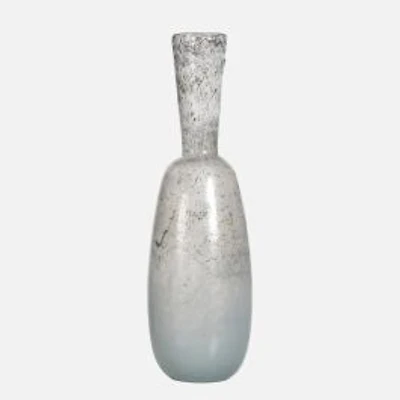 Trumpet Neck Vase, 20" - Grey Silver