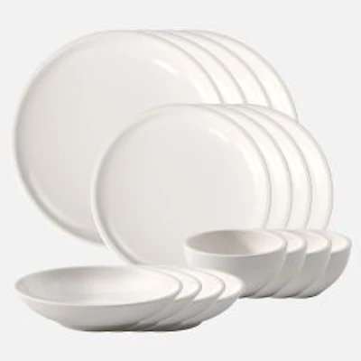 Villeroy & Boch Artesano Original Dinner Set, 16 Pieces - White