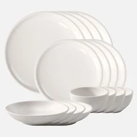 Villeroy & Boch Artesano Original Dinner Set, 16 Pieces - White